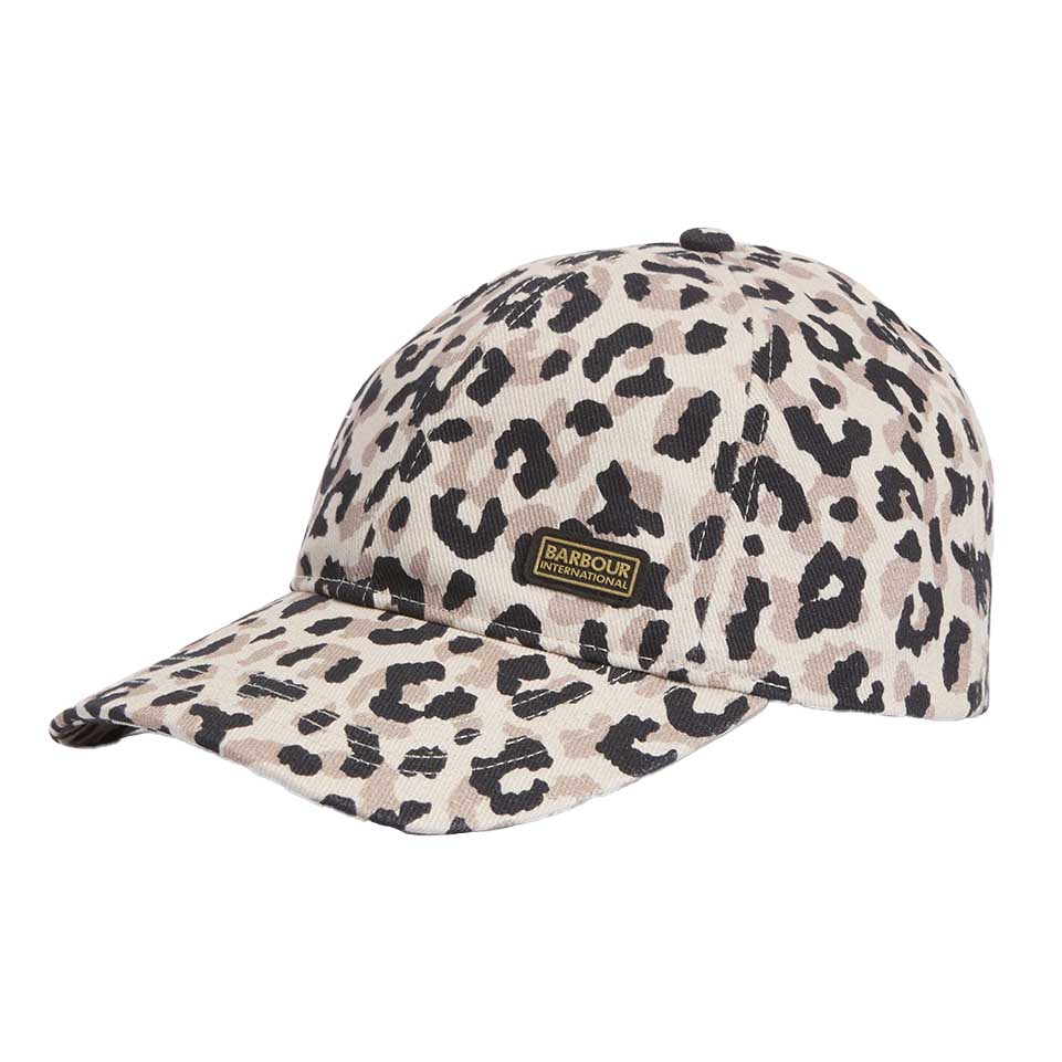 Barbour International Harley Leopard Cap